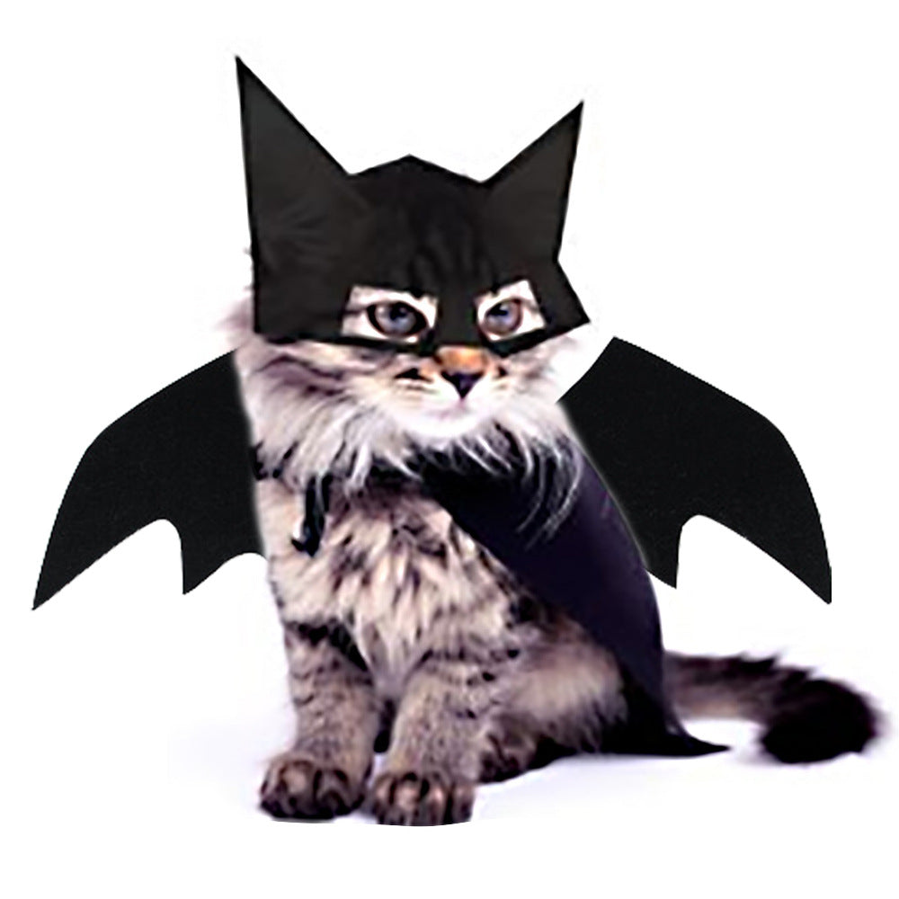 Bat Wings & Ears Costume for Cats and Small Dogs