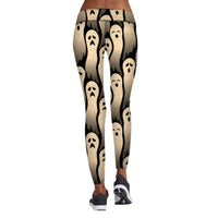 Halloween Printed High Stretch Yoga Leggings