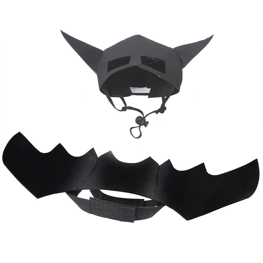 Bat Wings & Ears Costume for Cats and Small Dogs